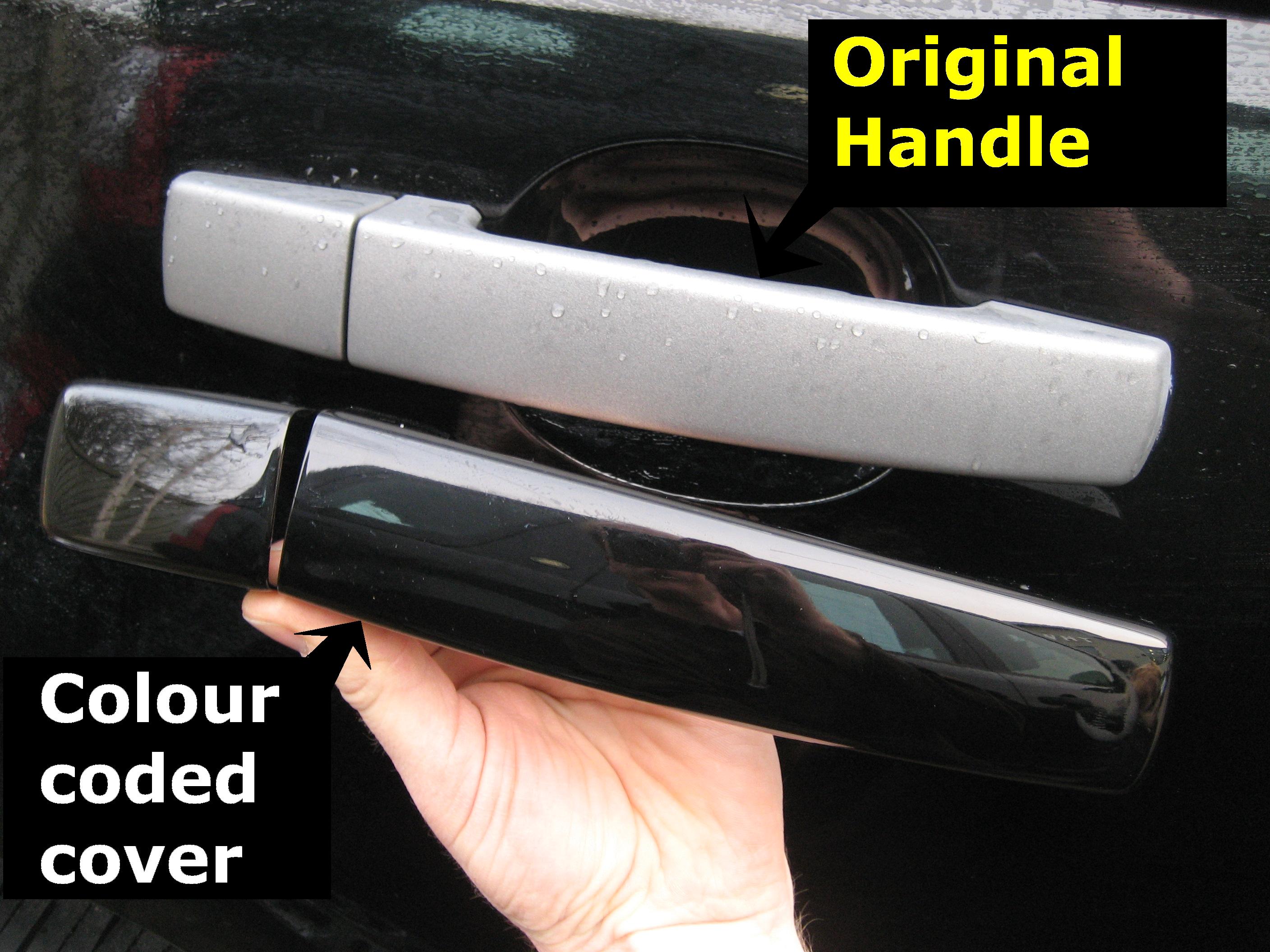 Java BLACK DOOR HANDLE cover kit for Range Rover SPORT painted HSE HST